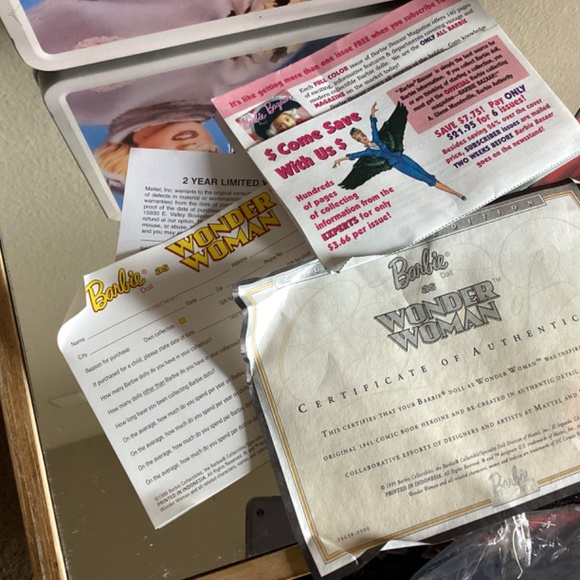 1999 Barbie as Wonder Woman. This Barbie is 25 years old she was  DC comics hero - Picture 6 of 7